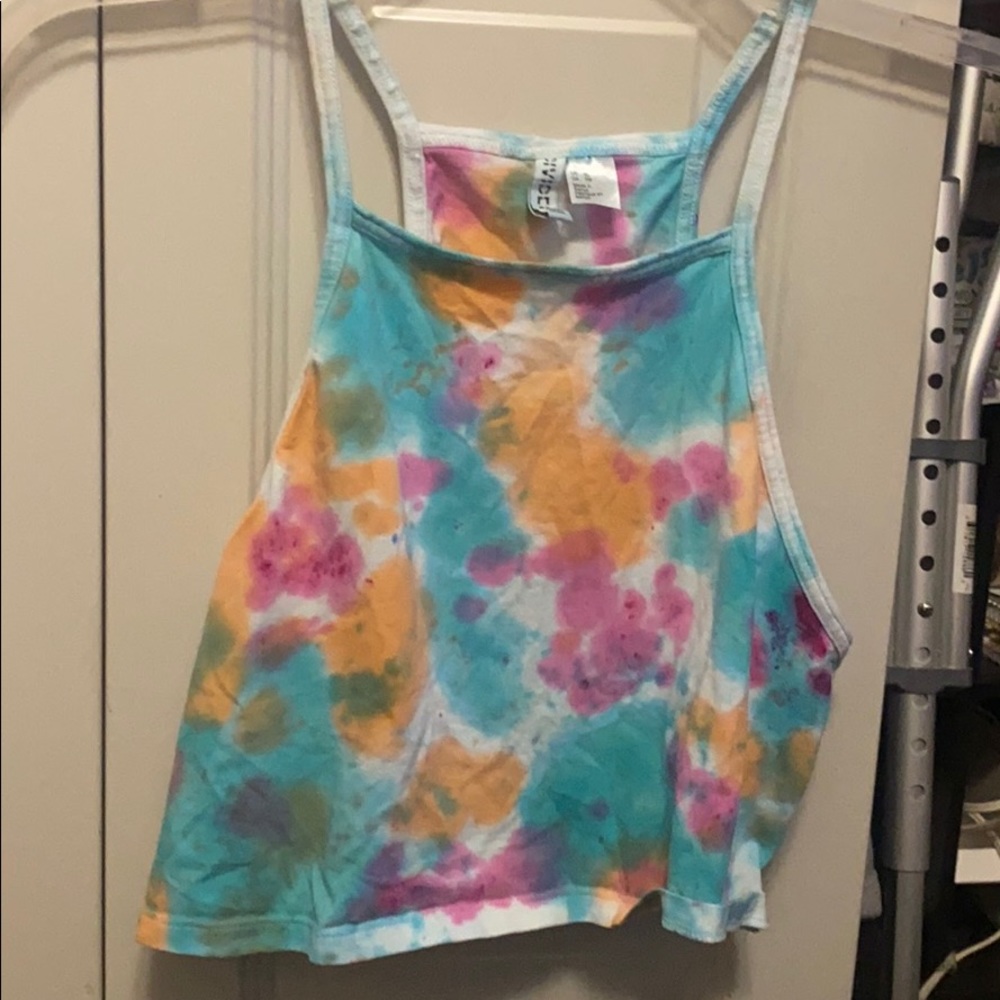 Tye dye crop top